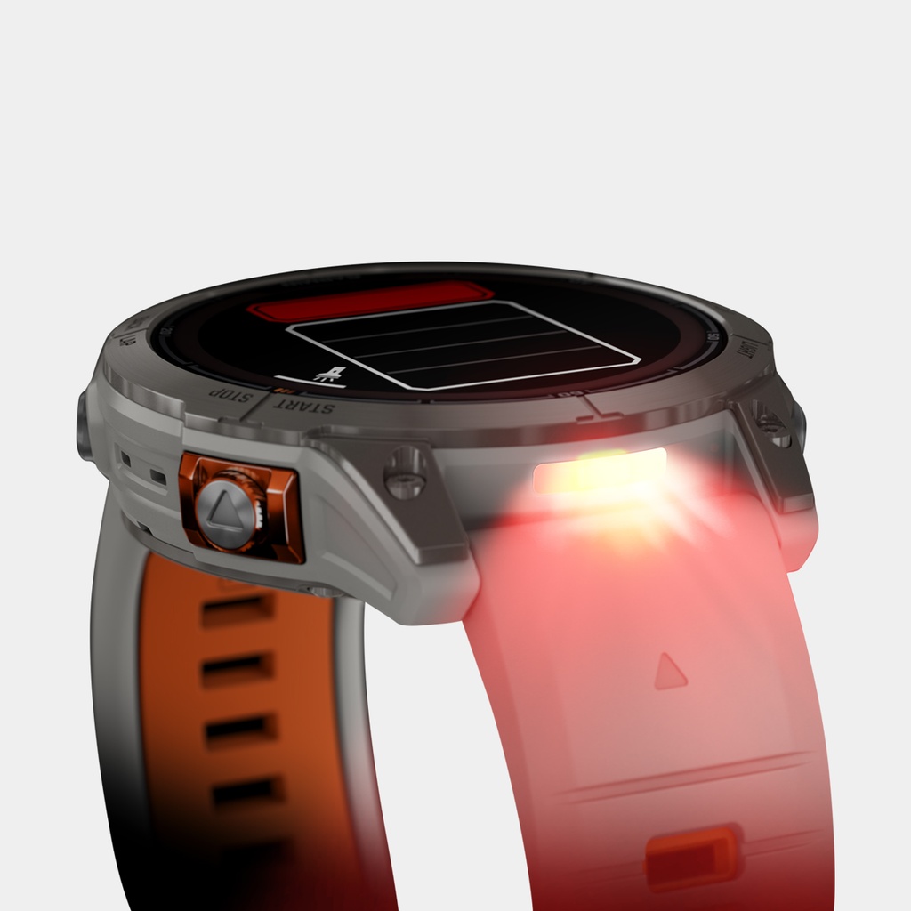 Fenix 7 Pro Sapphire Solar Titanium / Fog Gray Ember Orange