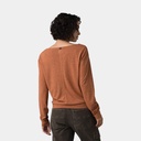 Cozy Up Aires Top Women Dark Ale Heather