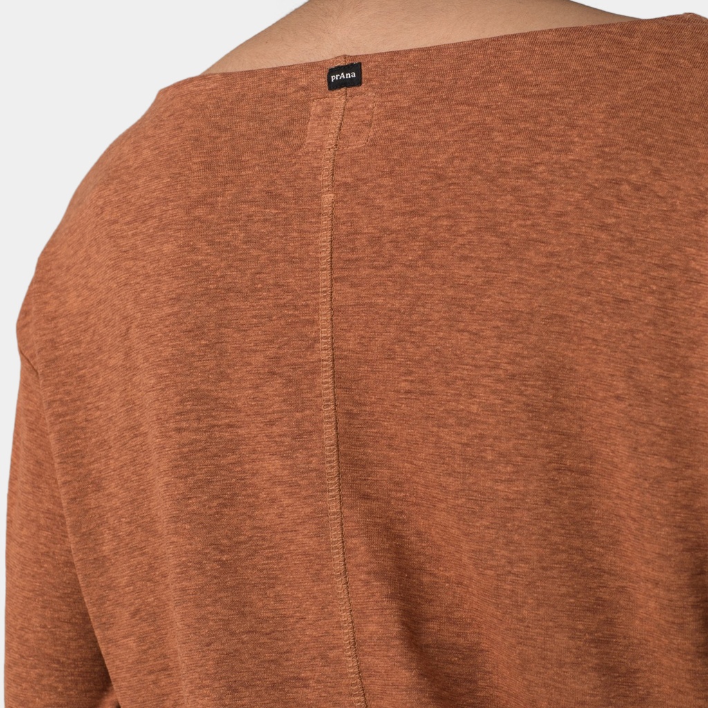 Cozy Up Aires Top Women Dark Ale Heather