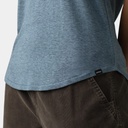 Cozy Up Scoop Neck Tee Women Nightshade Heather