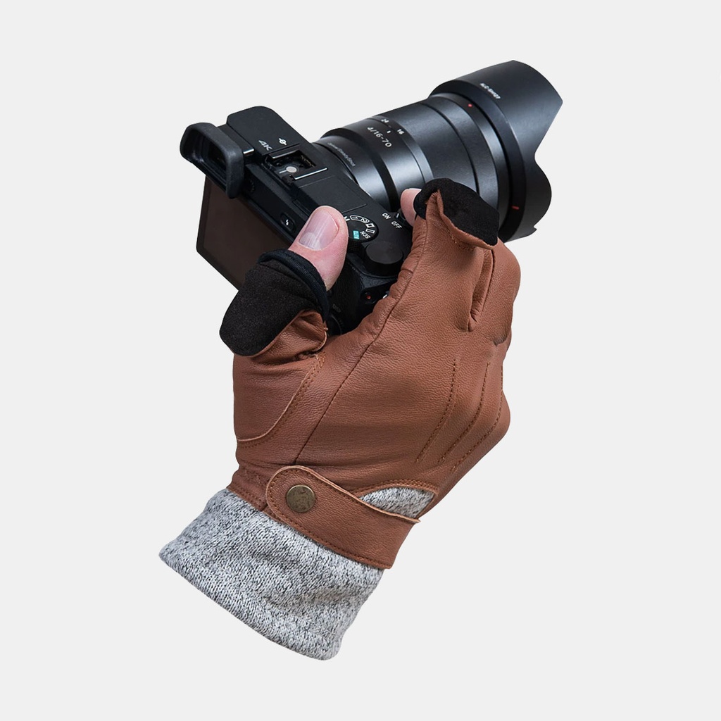 Urbex Street Photography Gloves Brown