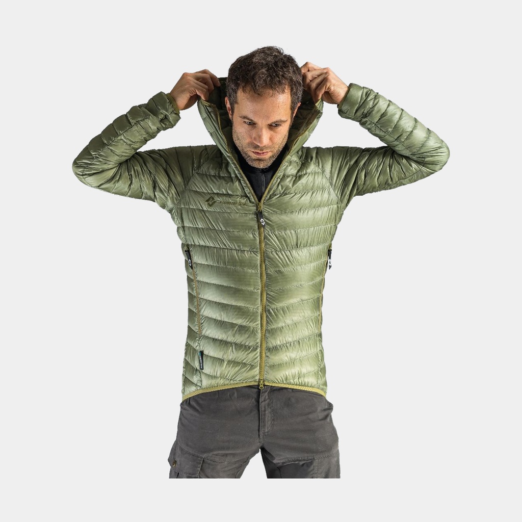 Inverse Down Jacket Oil Green
