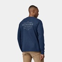 Long Sleeves Forge Mark Responsibili-Tee Lagom Blue