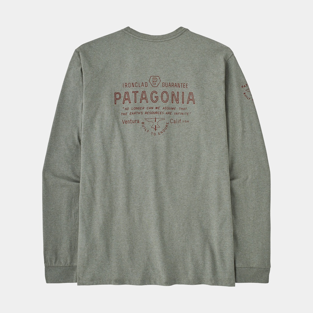 Long Sleeves Forge Mark Responsibili-Tee Lagom Blue
