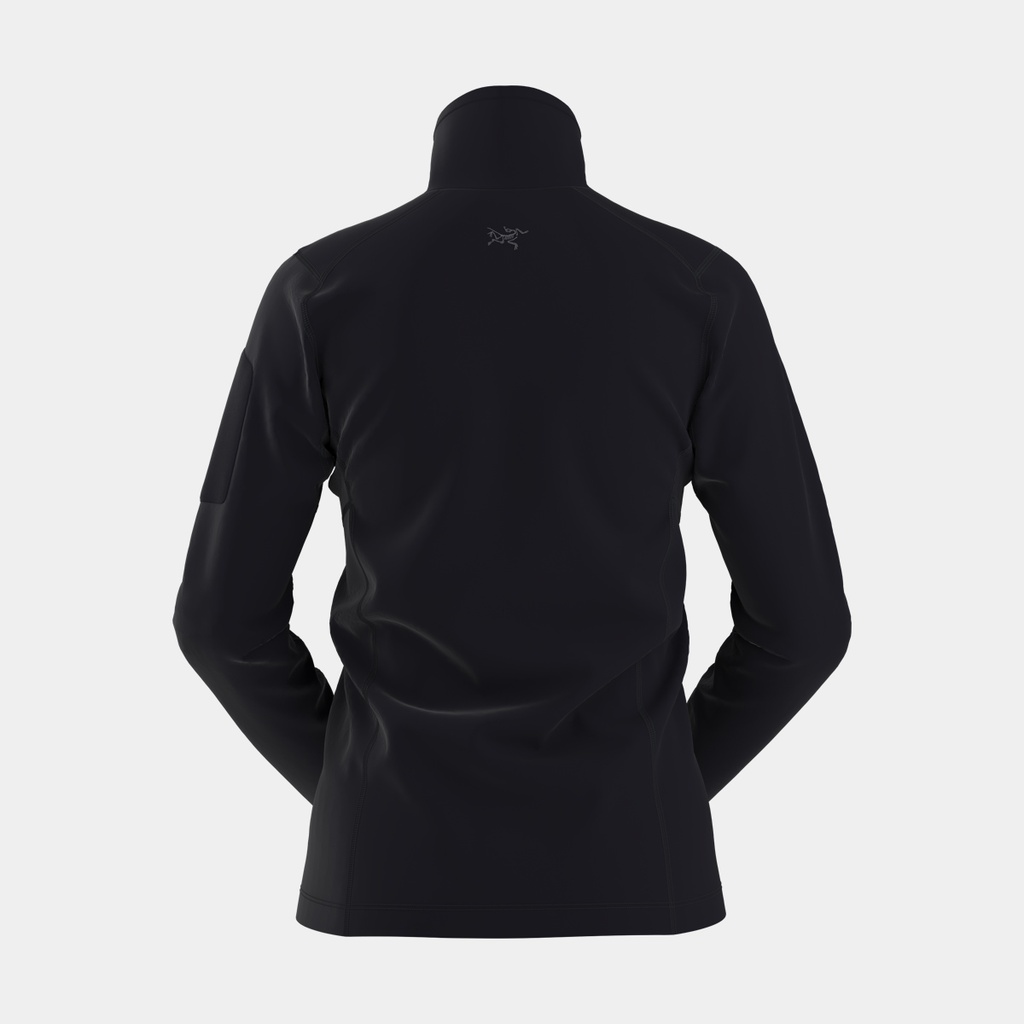 Rho Zip Neck Women Black