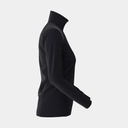 Rho Zip Neck Women Black