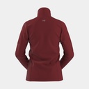 Rho Zip Neck Women Bordeaux