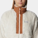 Boundless Discovery Sherpa Full Zip Women Chalk / Camel Brown