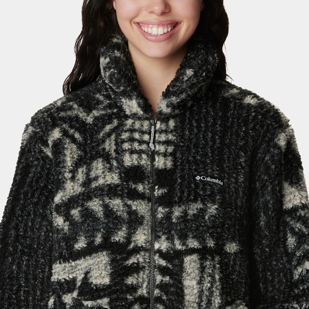 Winter Pass Sherpa Full Zip Women Black Passages