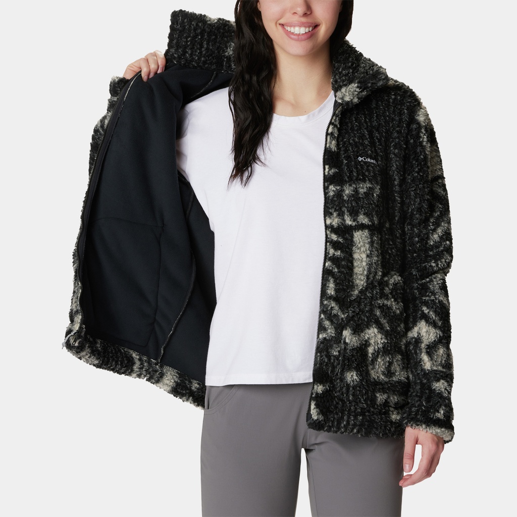Winter Pass Sherpa Full Zip Women Black Passages
