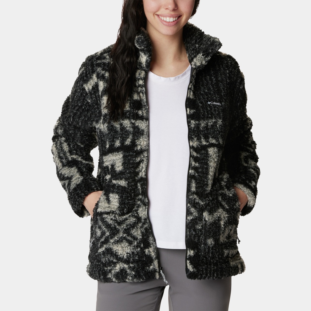 Winter Pass Sherpa Full Zip Women Black Passages
