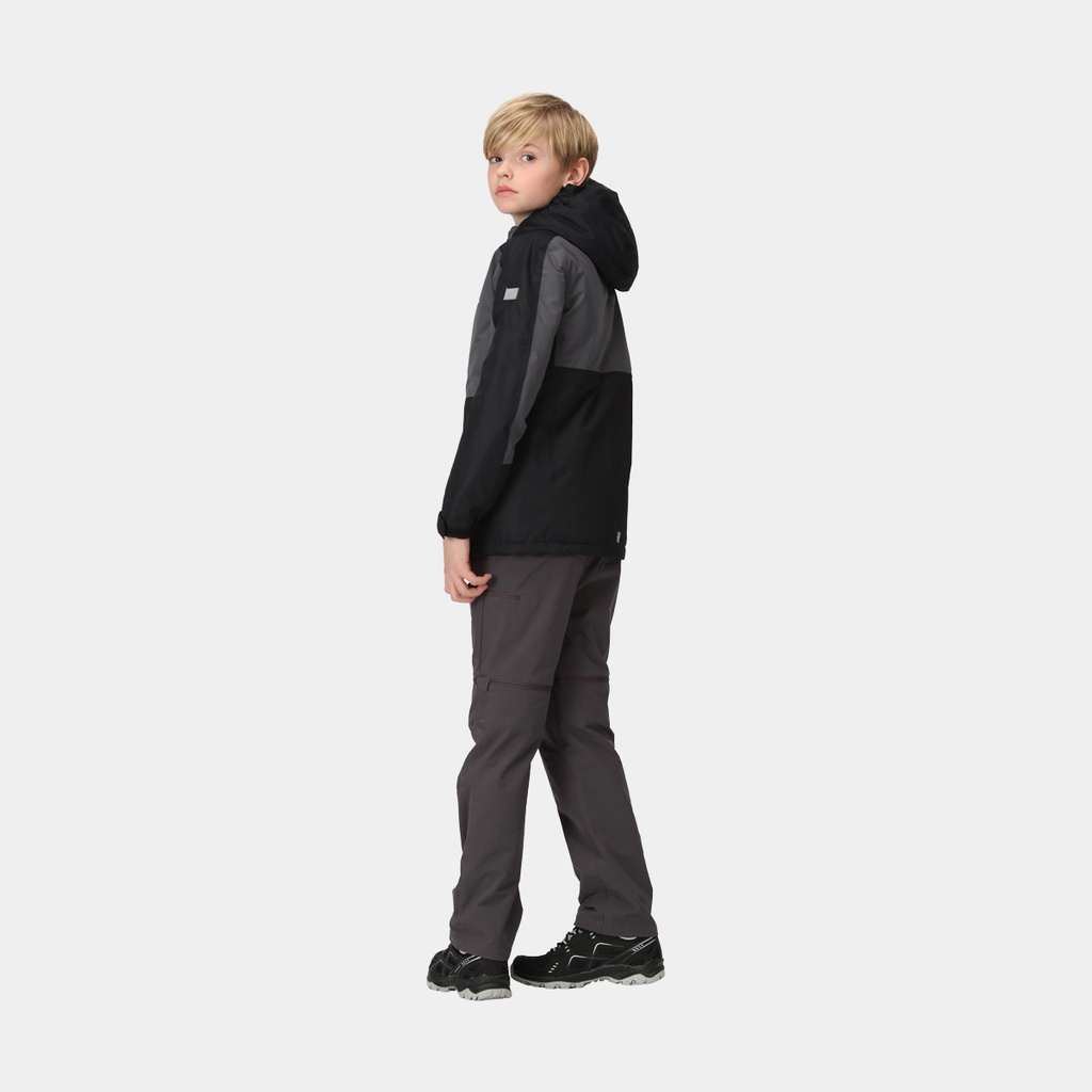 Beamz III Jacket Kids Black / Seal Grey