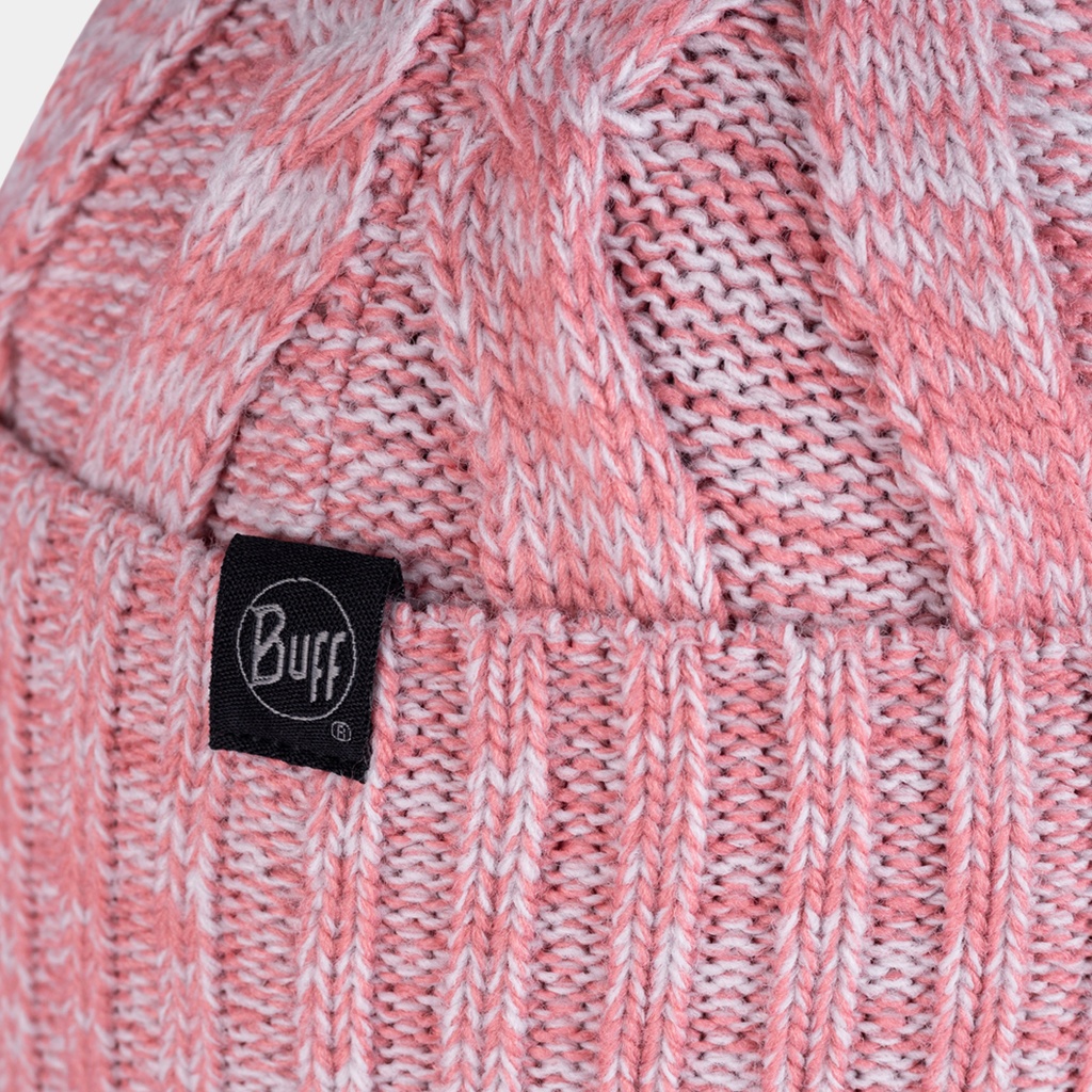 Knitted & Fleece Band Hat Kids Blein Pale Pink
