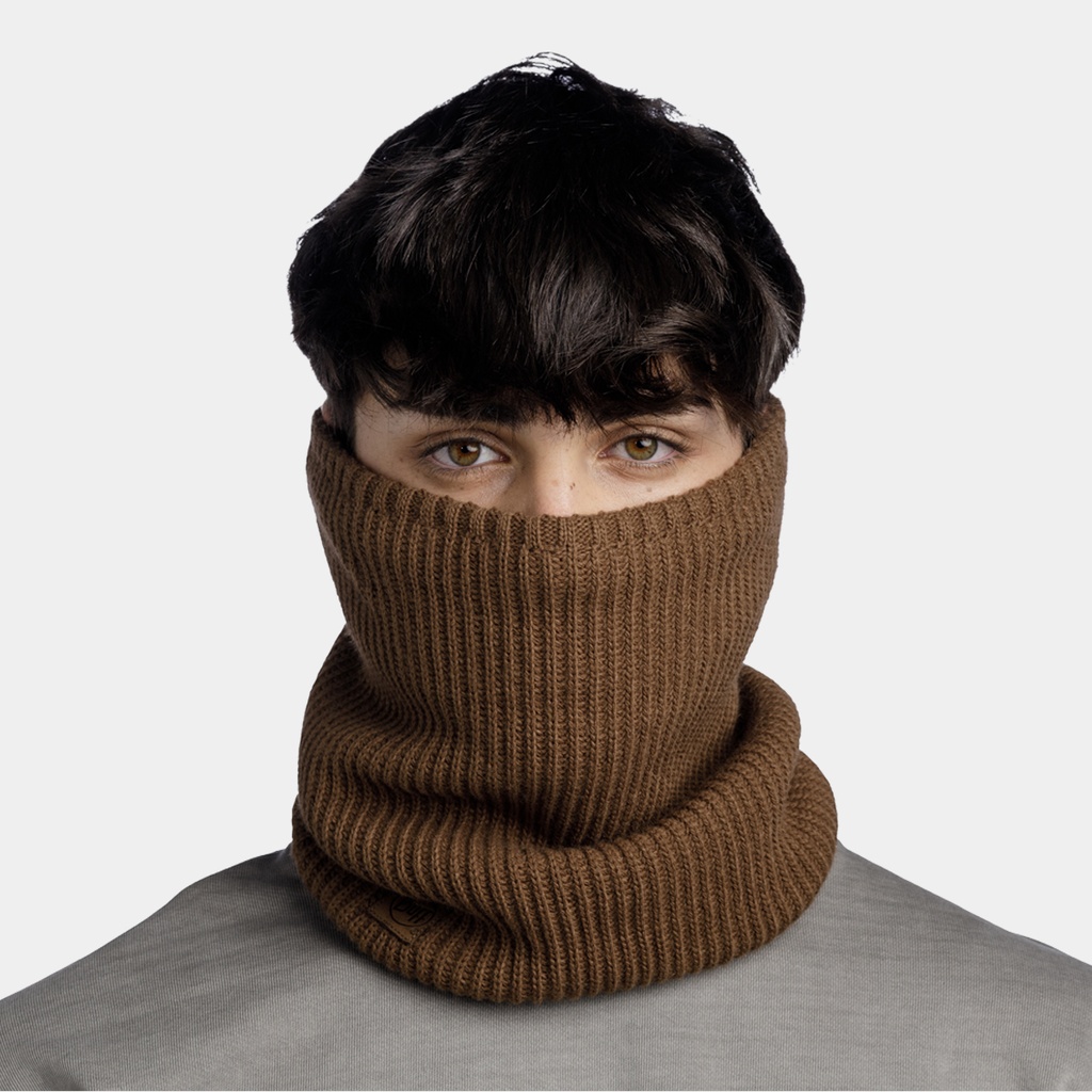Knitted & Polar Neckwarmer (2022) Rutger Brindle Brown