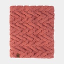 Knitted & Polar Neckwarmer Caryn Crimson