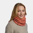 Knitted & Polar Neckwarmer Caryn Crimson