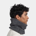 Knitted & Polar Neckwarmer Vaed Grey Heather