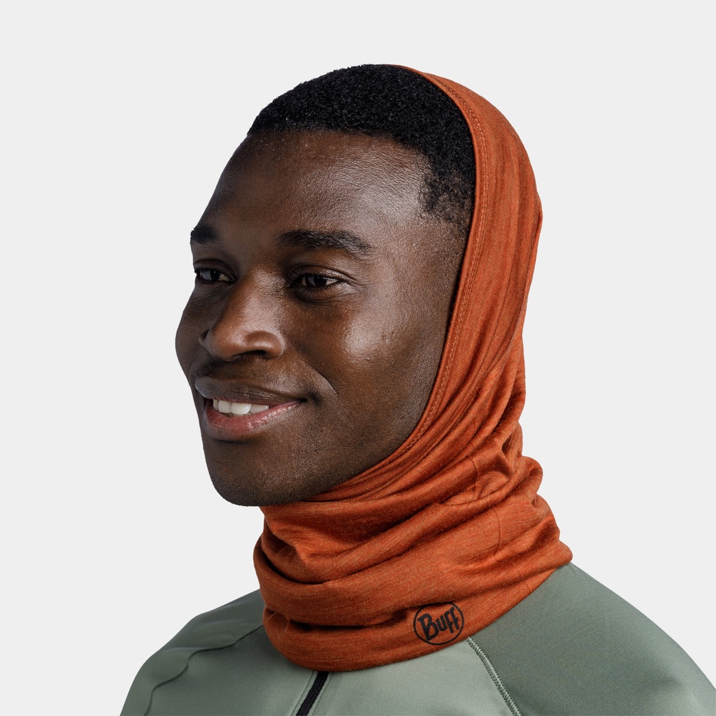 Lightweight Merino Wool Tubular Solid Cinnamon