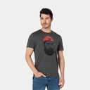 Sailor Tee Pirate Grey Melange / Jet Black / High Risk Red