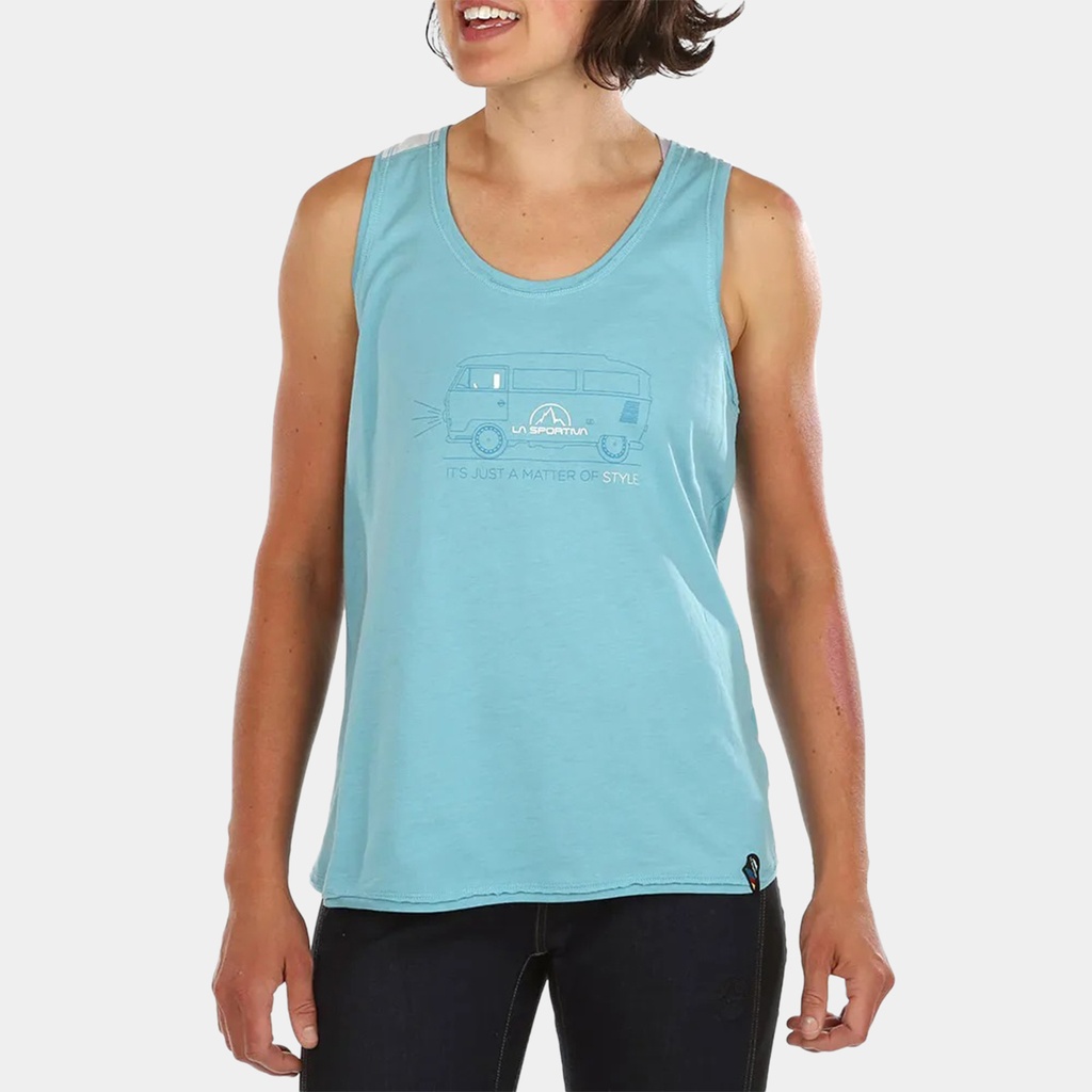 Van Tank Women Pacific Blue
