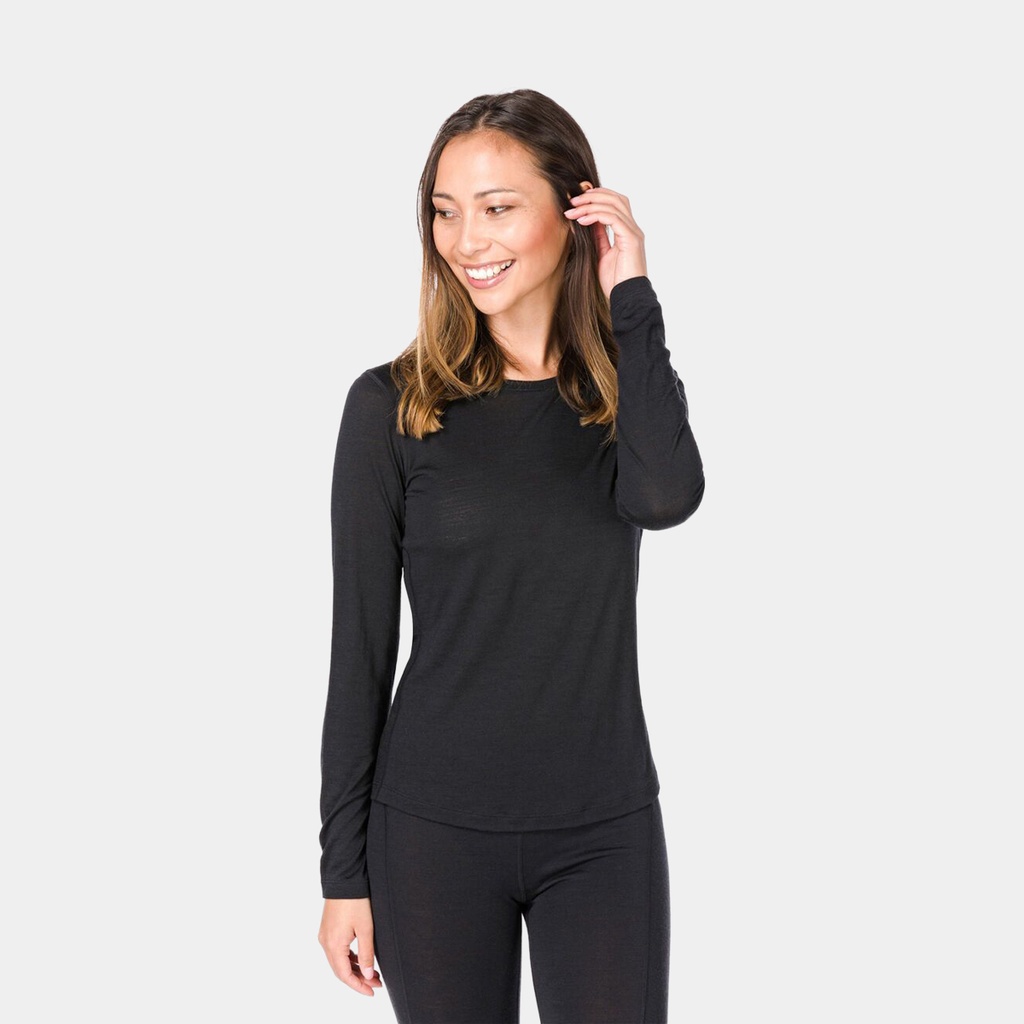 Base Long Sleeves 140 Women Jet Black