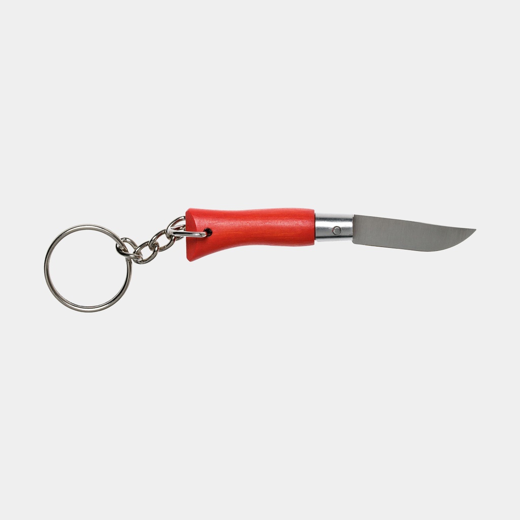 Opinel Porte-Clés Inox 2 Rouge