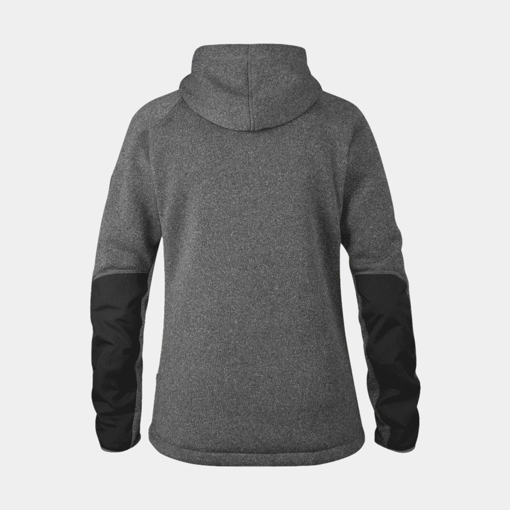 Ovik Fleece Hoodie Women Dark Grey