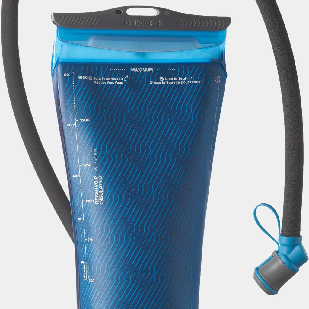Soft Reservoir 1.6L Insulated Clear Blue