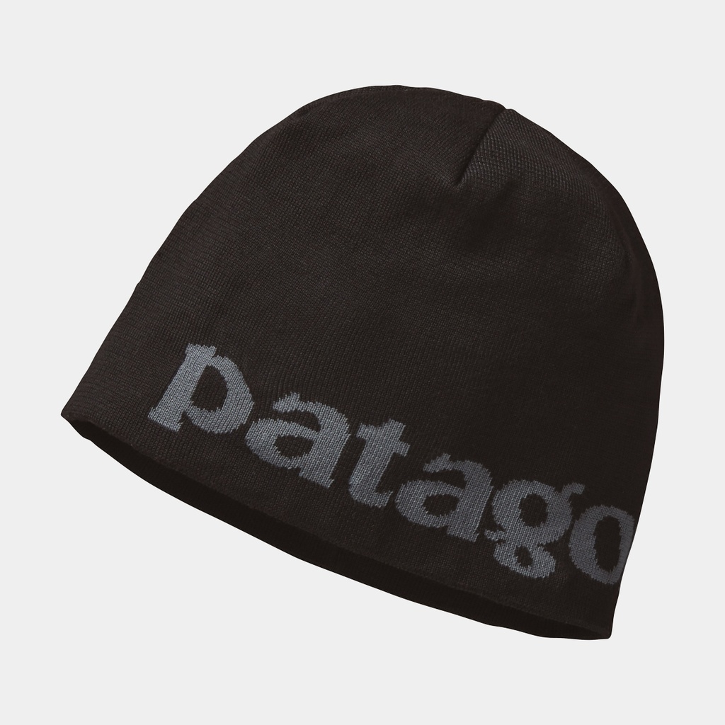 Beanie Hat Logo Belwe: Black