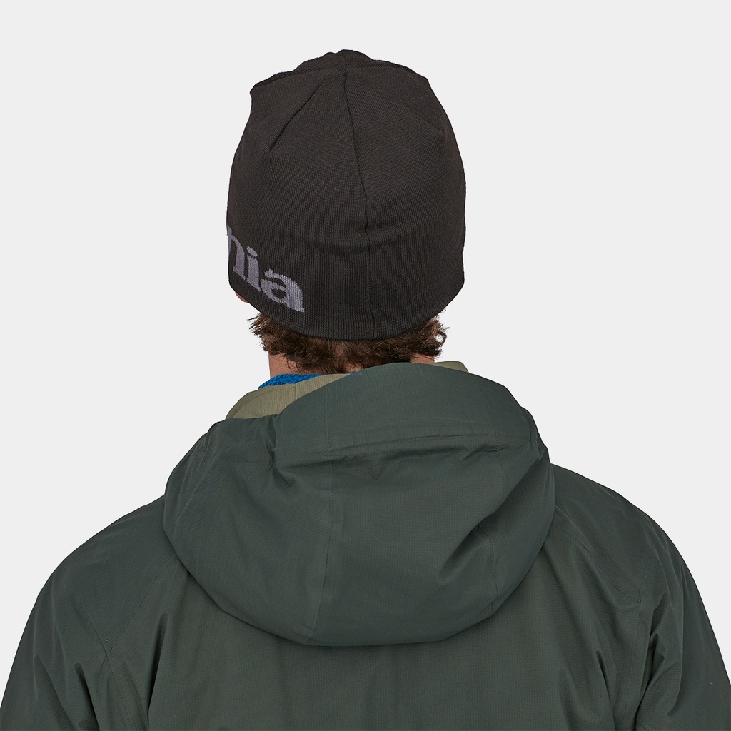 Beanie Hat Logo Belwe: Black