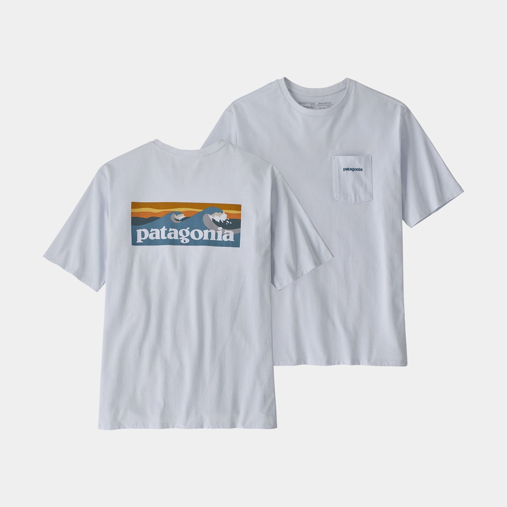Boardshort Logo Pocket Responsibili-Tee White