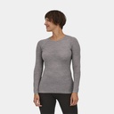 Capilene Air Crew Women Feather Grey X-Dye