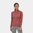 Capilene Midweight Zip Neck Women (2022) Rosehip