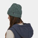 Honeycomb Knit Beanie Women Hemlock Green