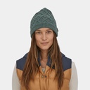 Honeycomb Knit Beanie Women Hemlock Green