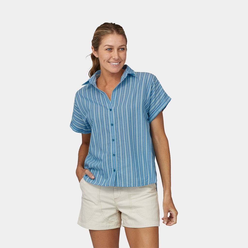Lightweight A/C Shirt Women Good Times : Steam Blue