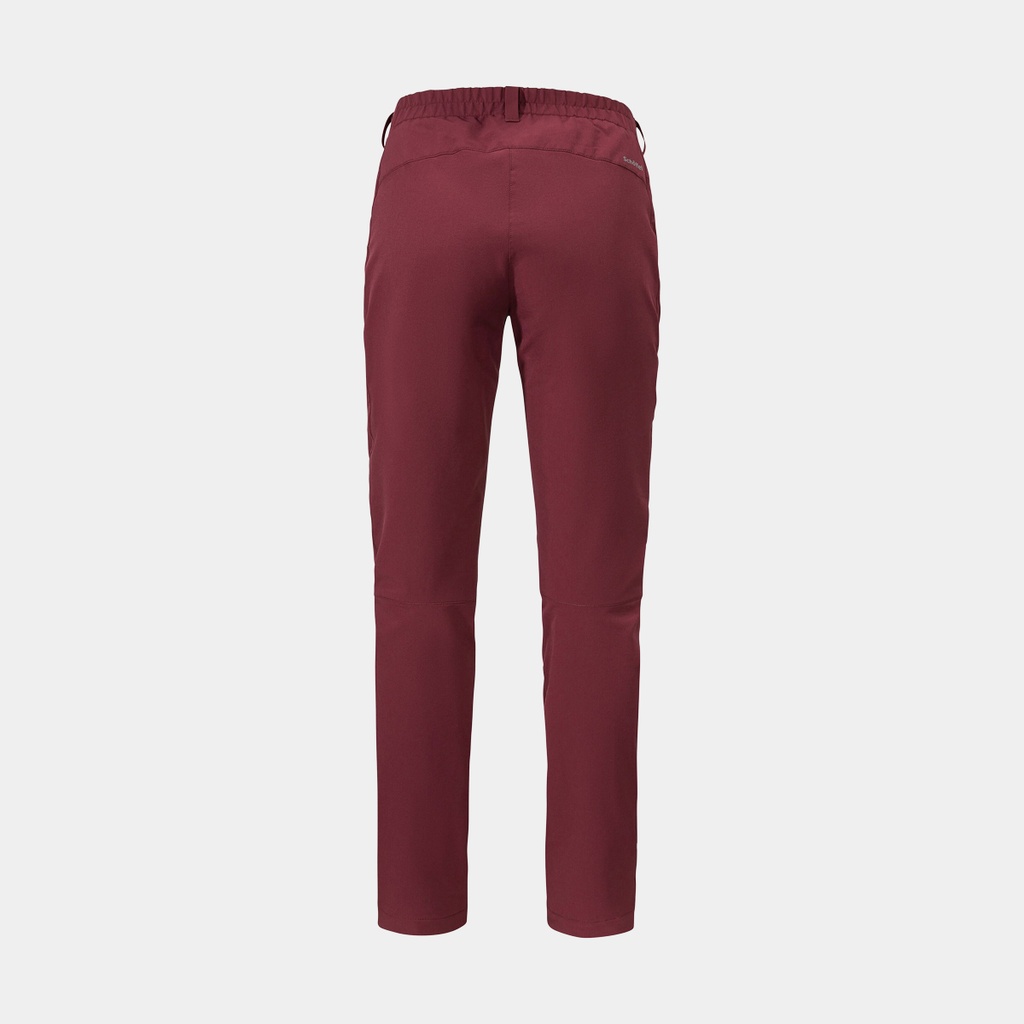 Ascona Warm Pants Women Dark Burgundy