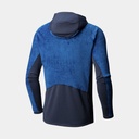 Monkey Man Grid Hooded Jacket Nightfall Blue