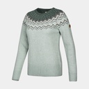 Övik Knit Sweater Women Misty Green / Deep Patina