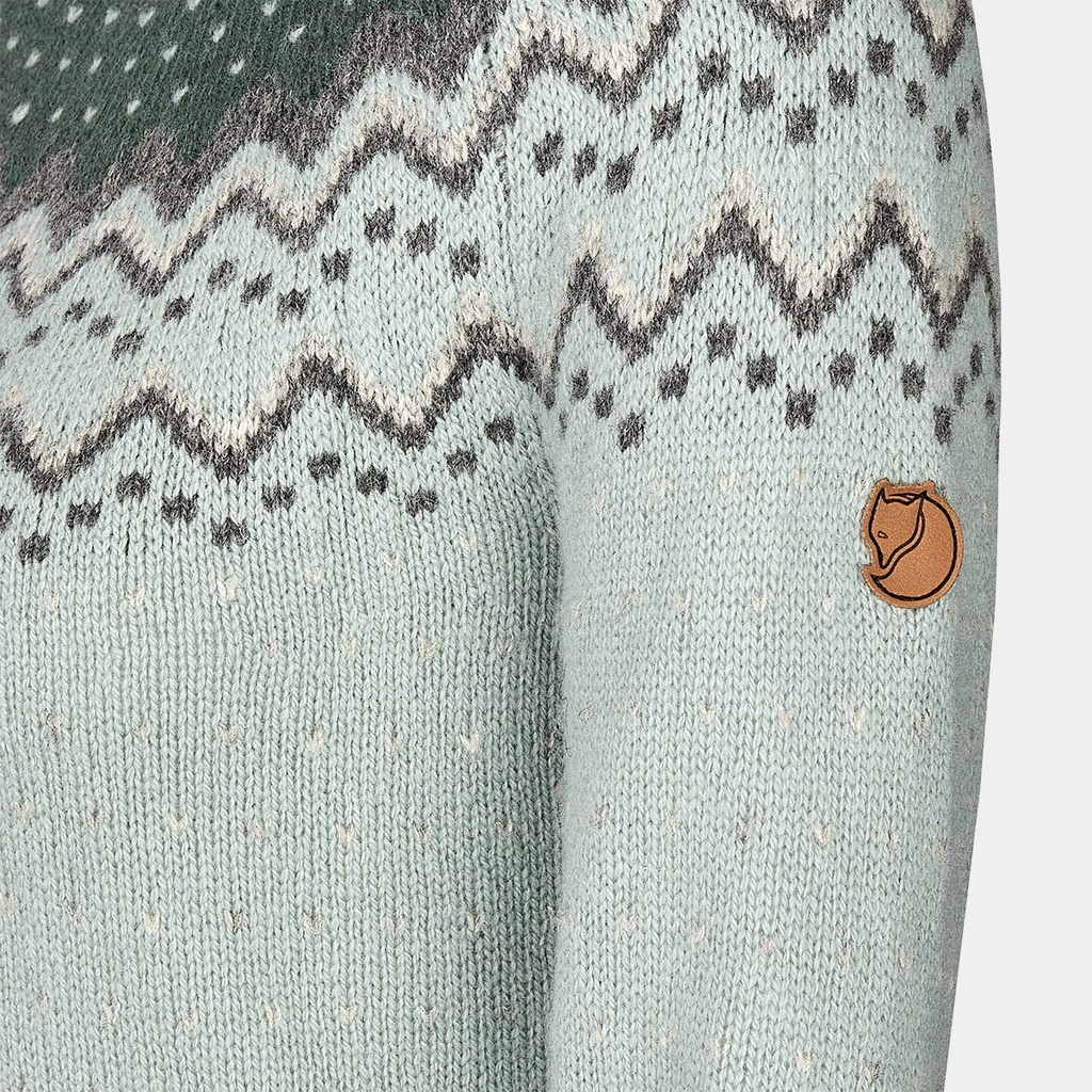 Övik Knit Sweater Women Misty Green / Deep Patina