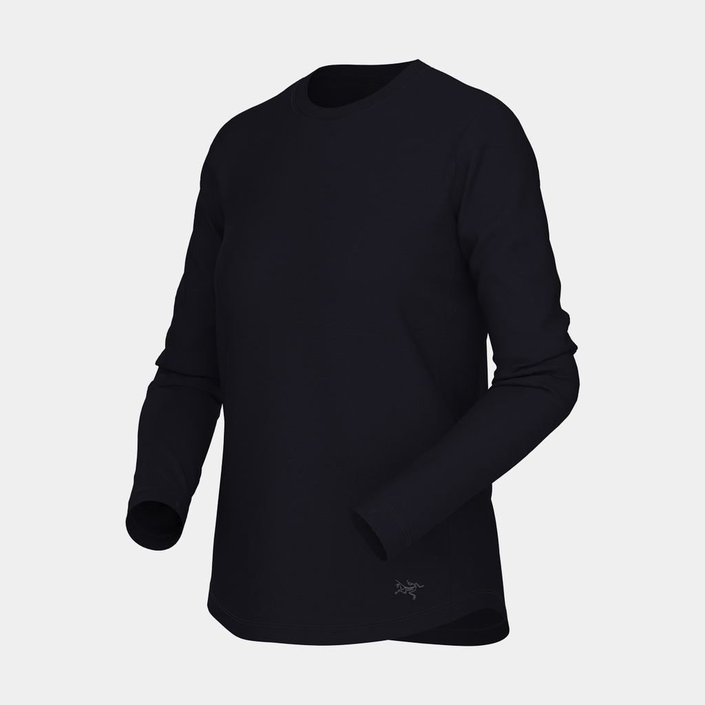 Lana Crew Long Sleeve Women Black