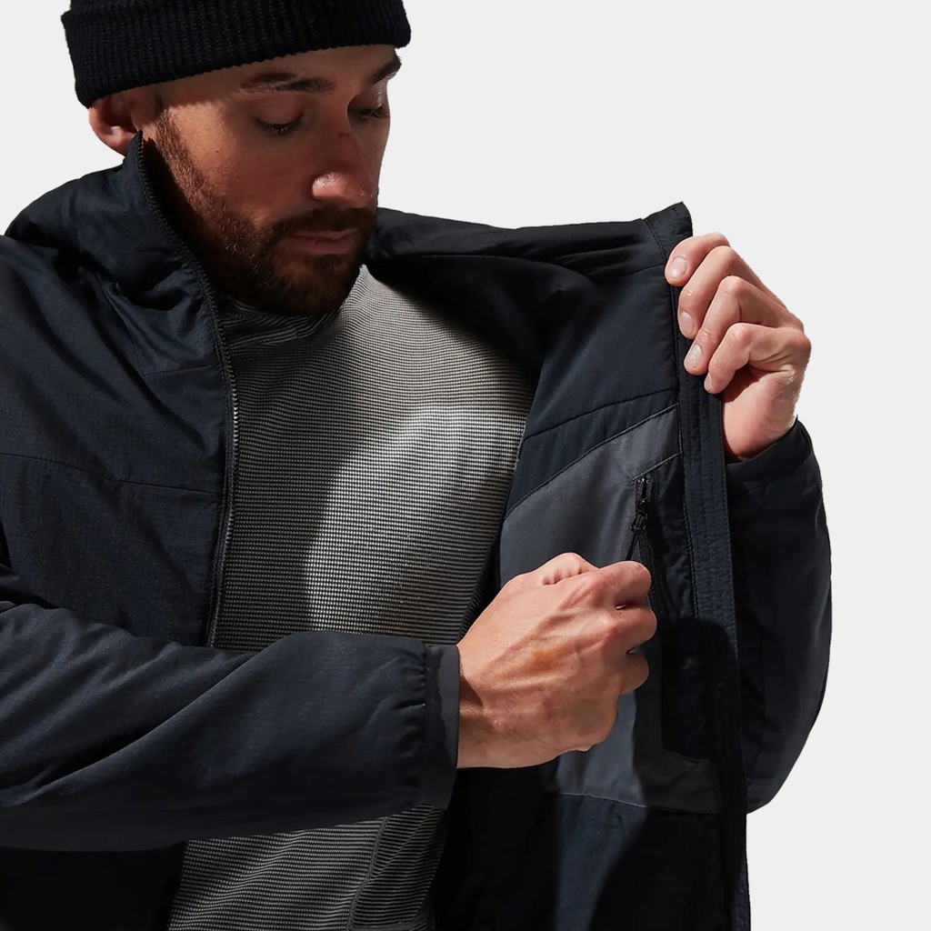 Mountain Seeker MW Synthetic Hoody (2022) Jet Black / Grey Pinstripe