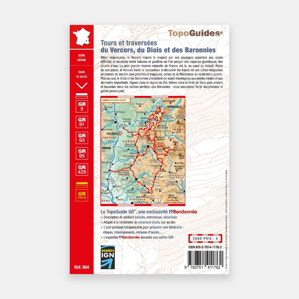 GR9 - Tours & Traversées du Vercors du Diois & des Baronnies (2023)
