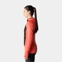 Bolt Polartec Hoodie Women Radiant Orange / TNF Black