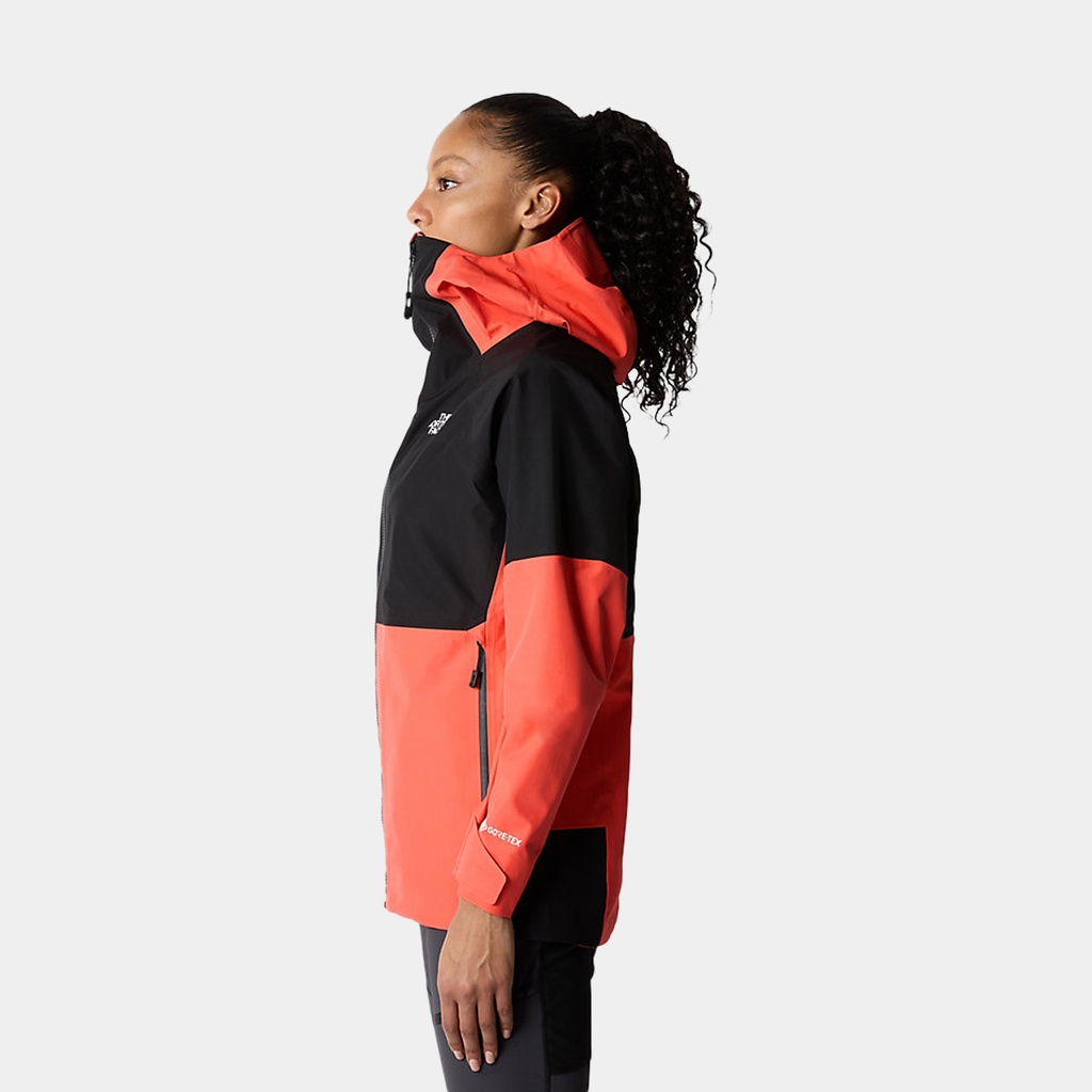 Jazzi GTX Jacket Women Radiant Orange / TNF Black