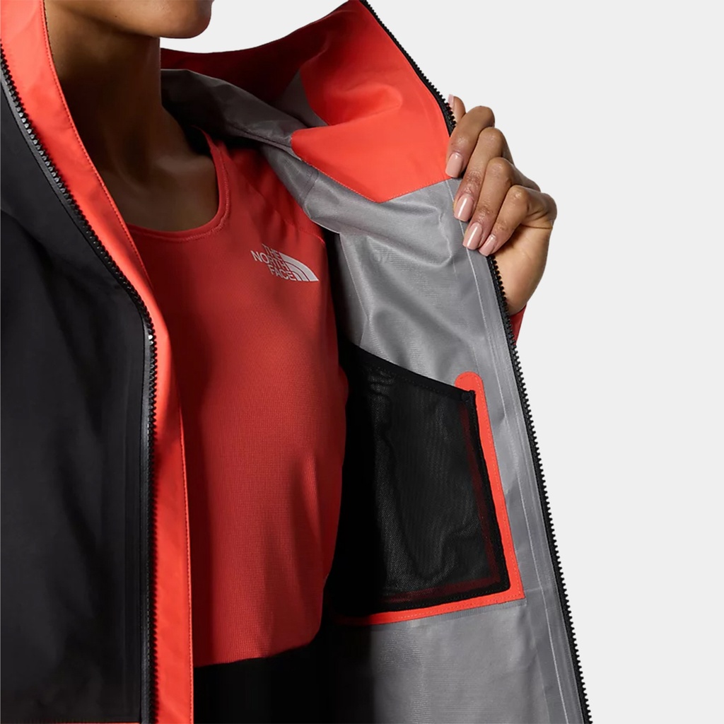 Jazzi GTX Jacket Women Radiant Orange / TNF Black
