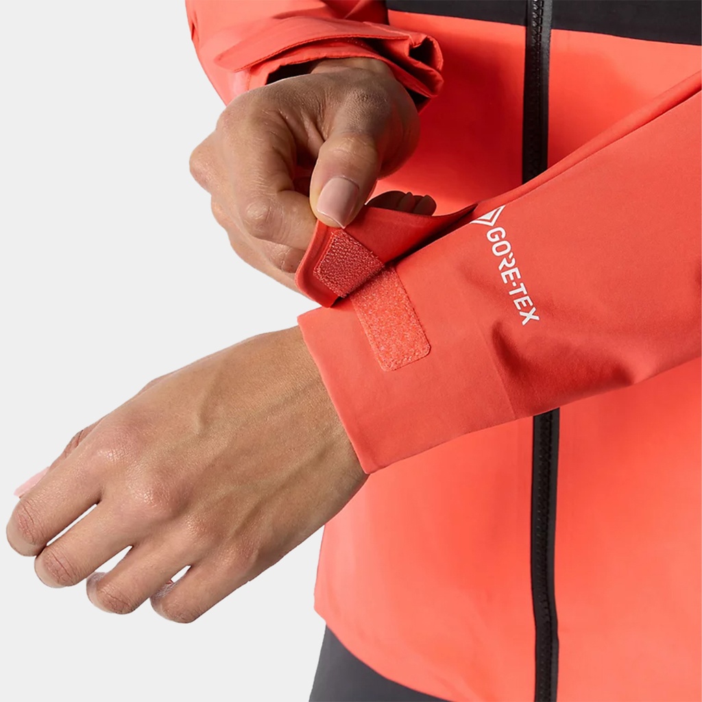 Jazzi GTX Jacket Women Radiant Orange / TNF Black