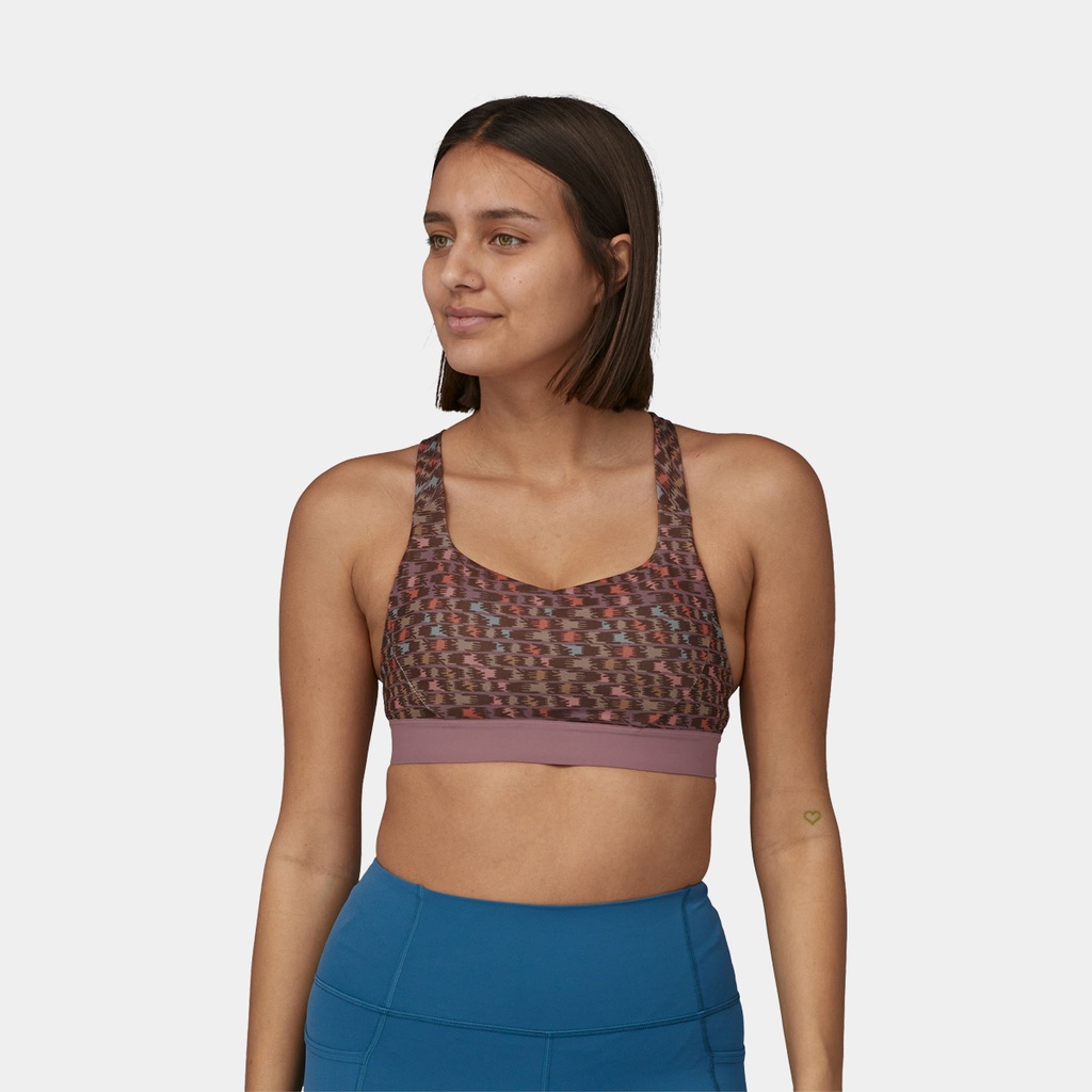 Switchback Sports Bra Intertwined Hands: Evening Mauve