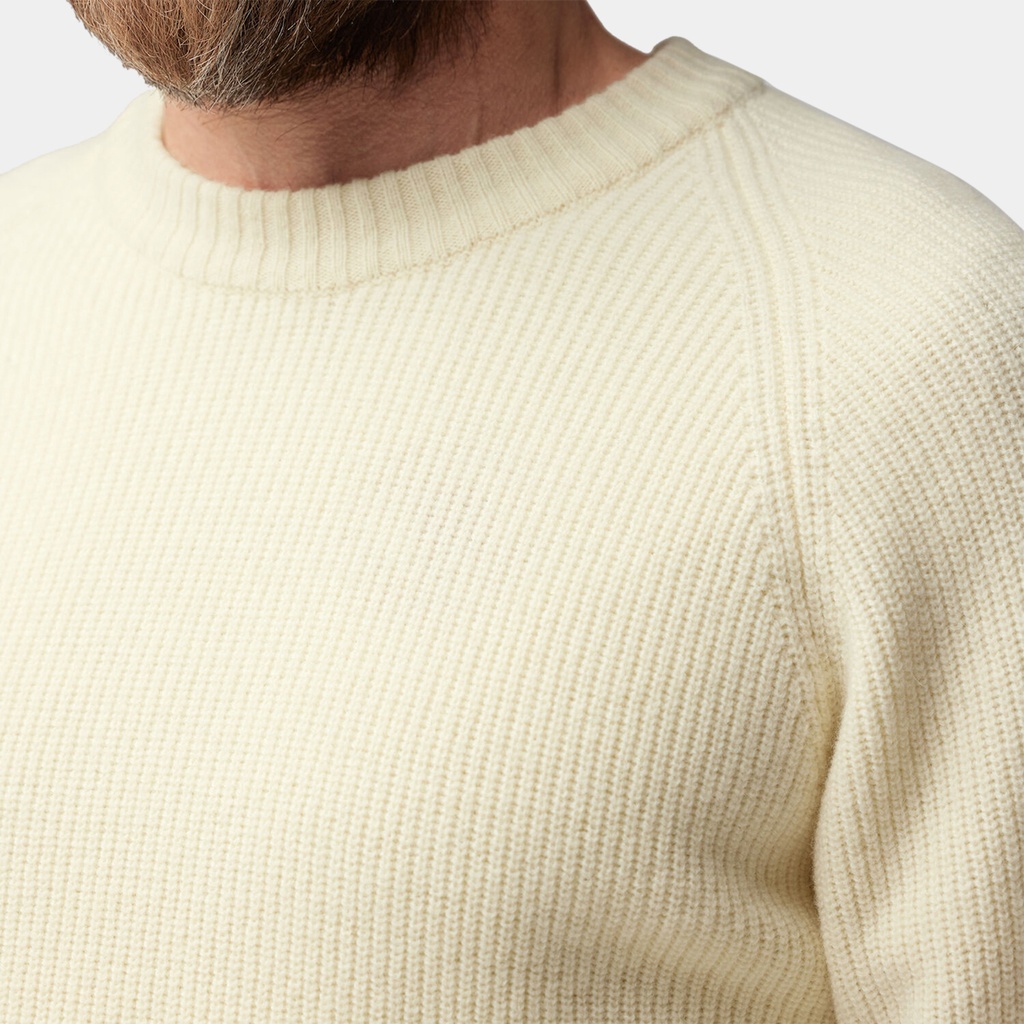 Övik Rib Sweater Chalk White