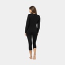 Tundra175 Long Sleeves Women Jet Black